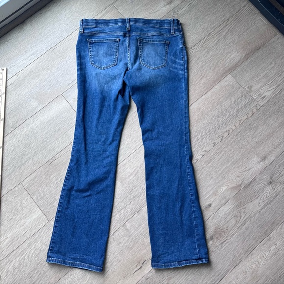 Isabel Maternity Skinny Bootcut Jeans 6/28R Dark Panel Medium Wash - Picture 5 of 5